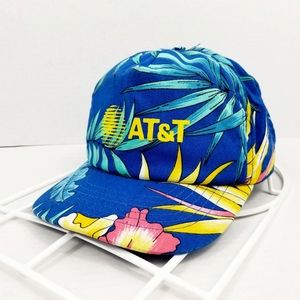 Vintage 1990’s AT&T Hat 
Hawaiian Pattern 
Adjusta